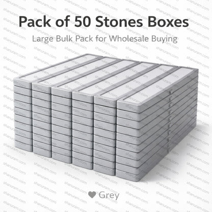 Metal Stone Box Size: 8" x 2"