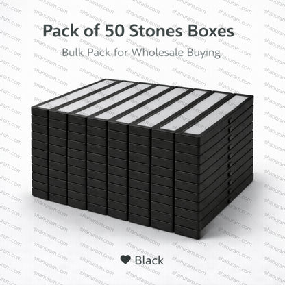 Metal Stone Box Size: 8" x 2"