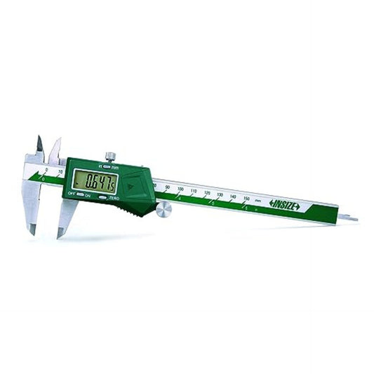 Insize Digital Vernier Caliper 150mm (6 Inch) – Stainless Steel Electronic Measuring Tool with LCD Display & Protective Case