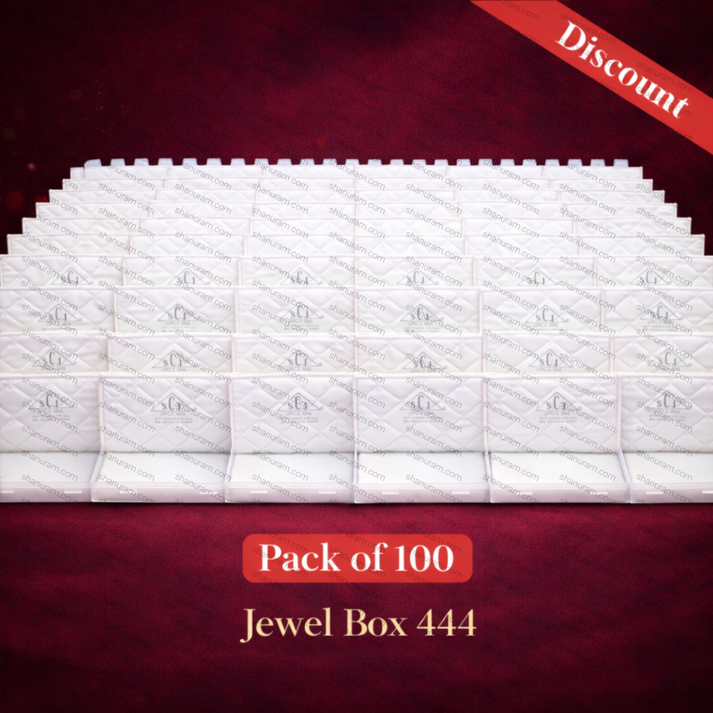 Jewel Box 444 | Double Flap | Medium Necklace Set Box
