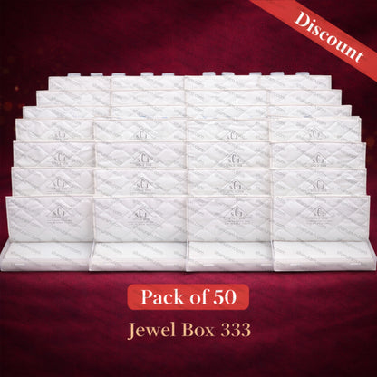 Jewel Box 333 Double Flap Small Necklace Set Box – Compact Jewellery Storage Case
