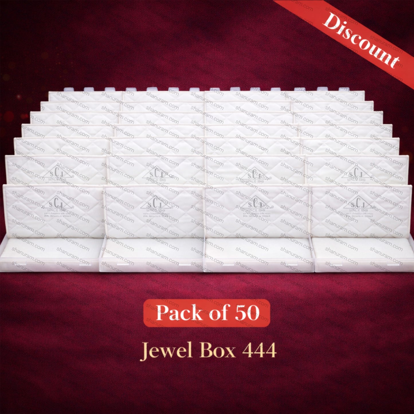 Jewel Box 444 | Double Flap | Medium Necklace Set Box