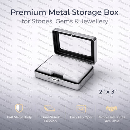 Metal Stone Box Size: 2″ × 3″ | Premium Storage Box