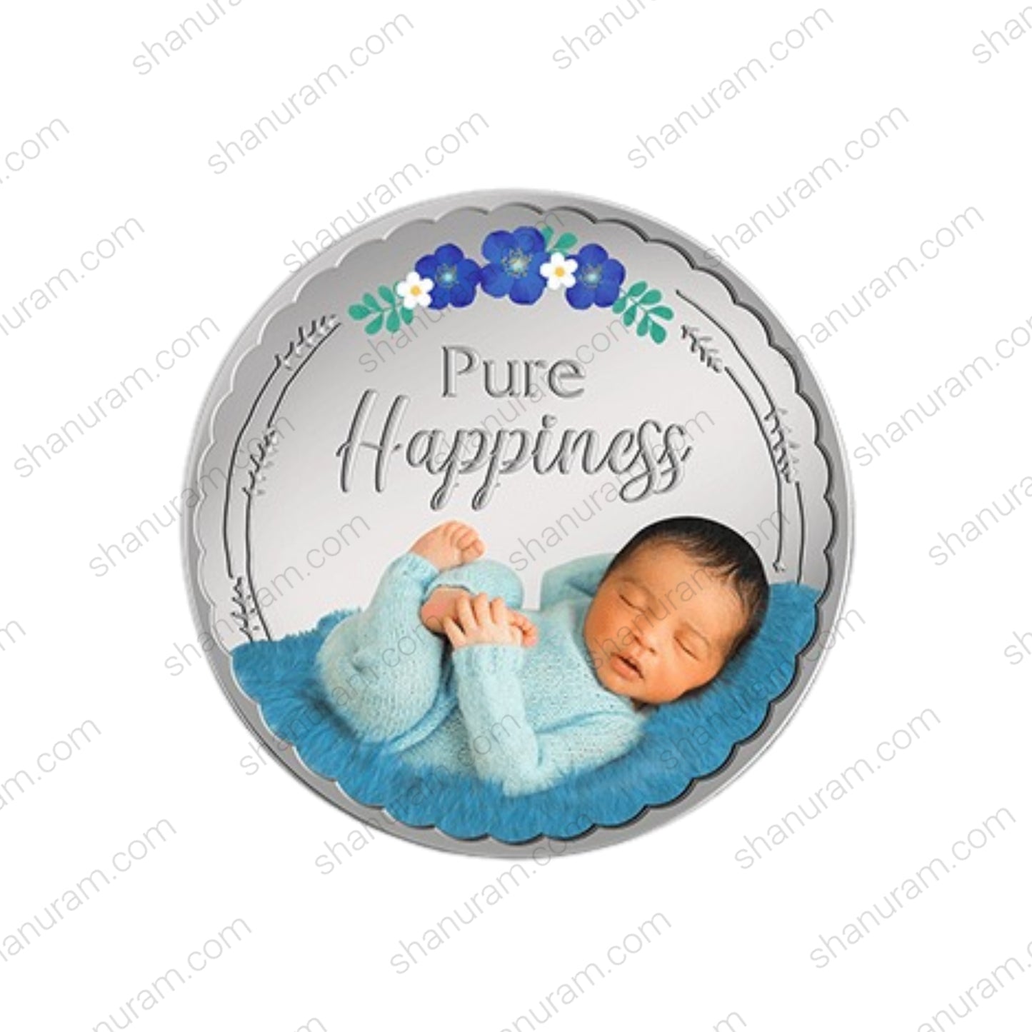 MMTC-PAMP 20 Gram 999.9+ Pure Silver Pure Happiness Coin