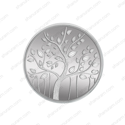 MMTC-PAMP 5 Gram 999.9 Pure Silver Coin – Tree of Life Design