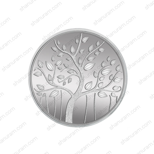 MMTC-PAMP 5 Gram 999.9 Pure Silver Coin – Tree of Life Design