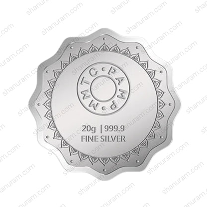 MMTC-PAMP 20 Gram 999.9+ Pure Silver Coin – The Purest Bond