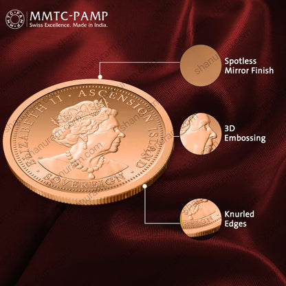 MMTC-PAMP The Sovereign 8g 22K 916.7+ Gold Coin – Queen Elizabeth II & St. George Design