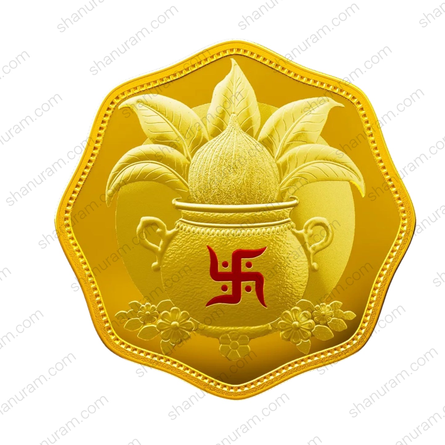MMTC-PAMP 5g 24K 999.9 Pure Gold Coin – Auspicious Kalash Design