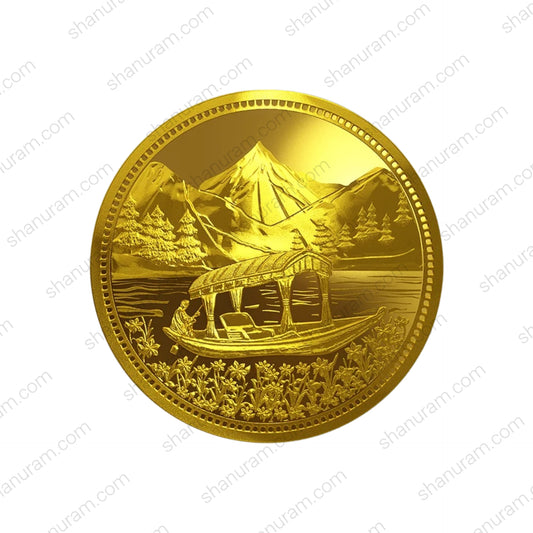MMTC-PAMP 5g 24K 999.9 Pure Gold Coin – Kashmir Design