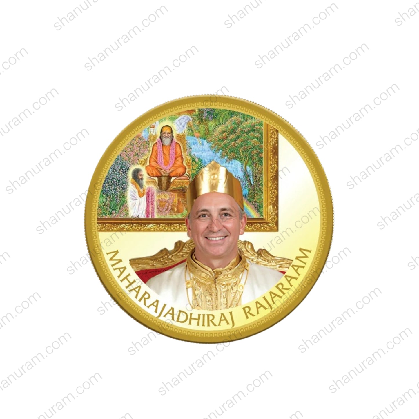 MMTC-PAMP 8g 24K 999.9+ Pure Gold Coin – Maharajadhiraj Rajaram Design