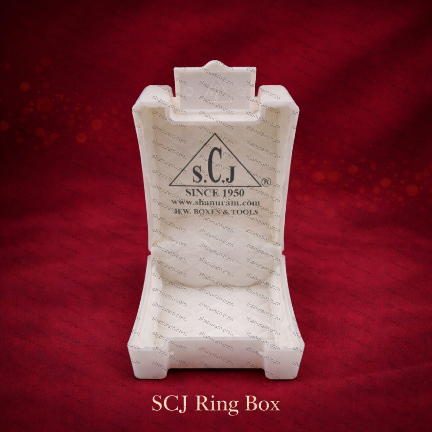 SCJ Ring Box Pack of 10 – Plastic Jewellery Ring Storage & Display Cases