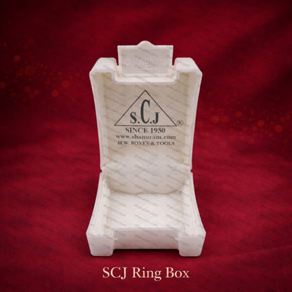 SCJ Ring Box Pack of 10 – Plastic Jewellery Ring Storage & Display Cases