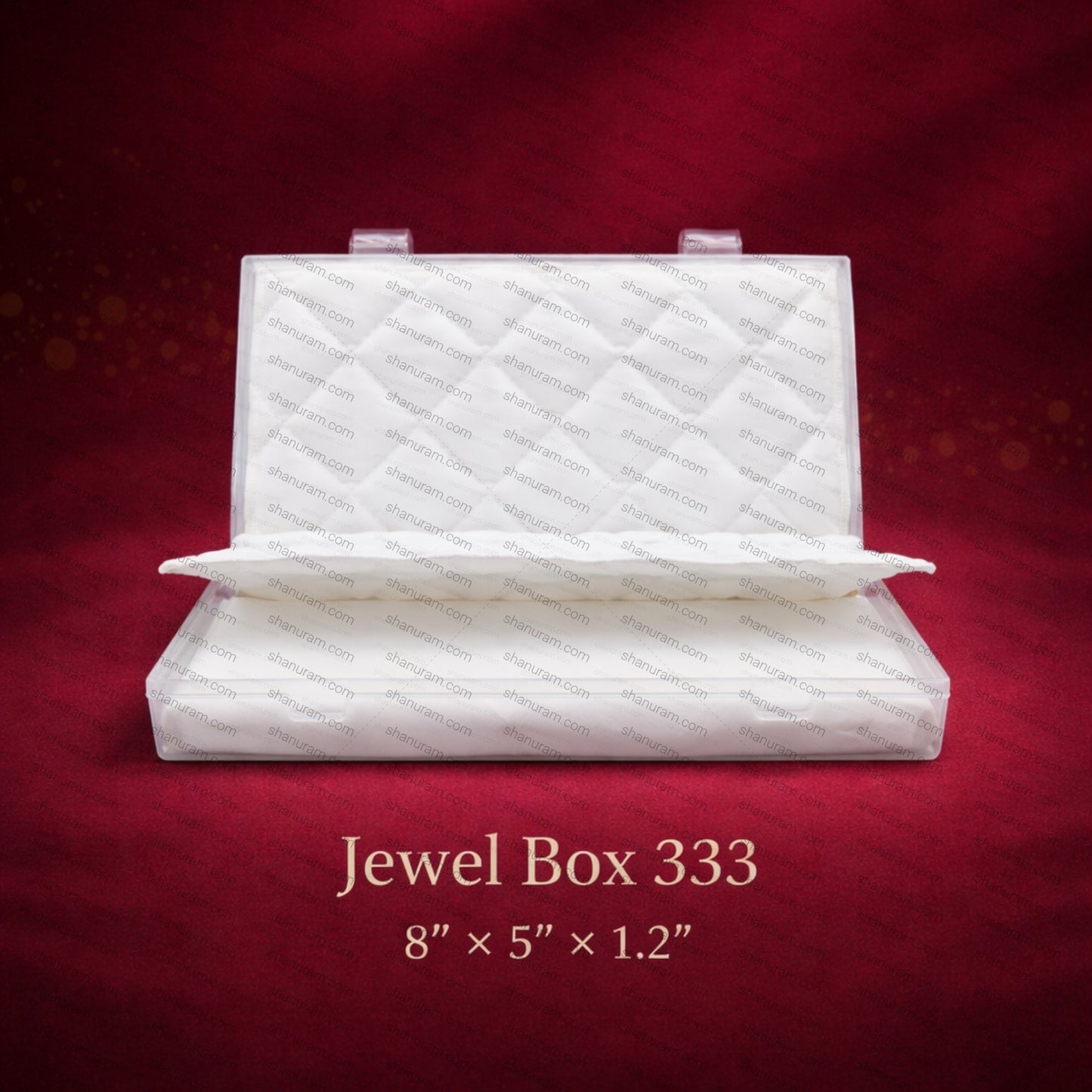 Jewel Box 333 Double Flap Small Necklace Set Box – Compact Jewellery Storage Case