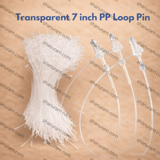 Transparent 7 inch PP Loop Pin, For Industrial