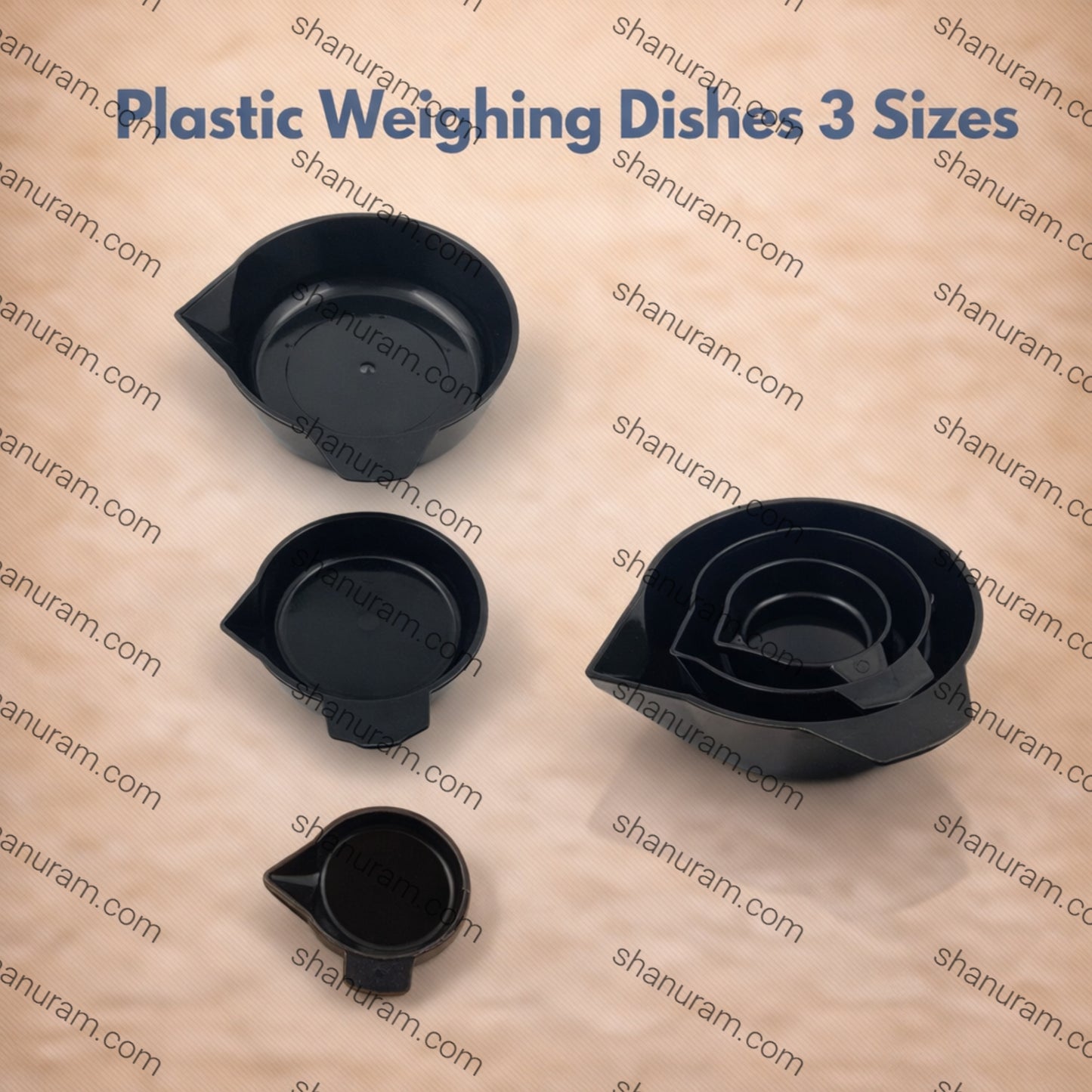 Plastic Weighing Dishes 3 Sizes Narrow Spout Plastic Weighing Dishes for Food Weighing Scales  Jewellery Liquid Powder Laboratory supplies