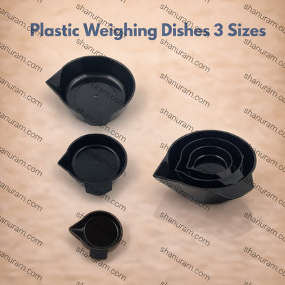 Plastic Weighing Dishes 3 Sizes Narrow Spout Plastic Weighing Dishes for Food Weighing Scales  Jewellery Liquid Powder Laboratory supplies