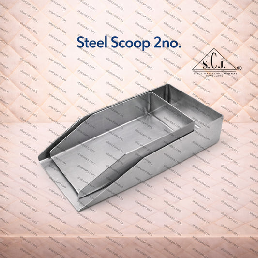 Steel Scoop 2no.