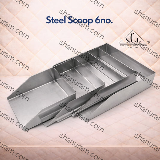 Steel Scoop 6no.