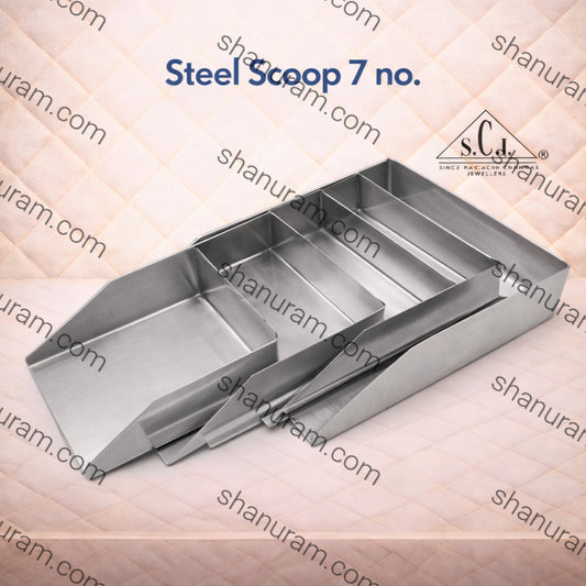 Steel Scoop 7no.