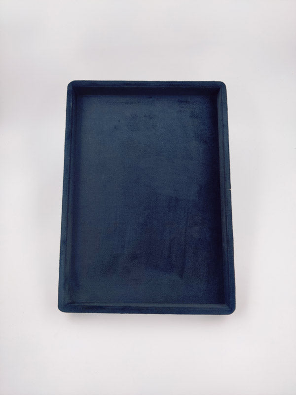 Black Suede Fabric Jewellery Display tray(Long Height)