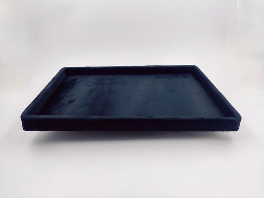 Black Suede Fabric Jewellery Display tray