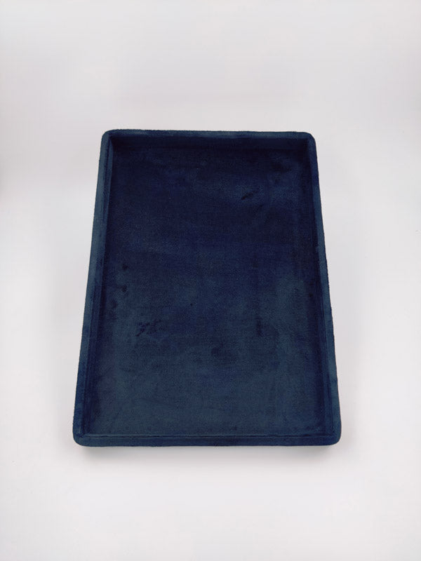 Black Suede Fabric Jewellery Display tray