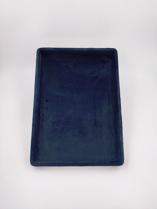 Black Suede Fabric Jewellery Display tray