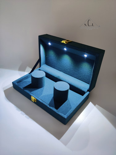 Double Kada (Paatlaa) LED Light Box || Jewellery LED Light Box || Indian Jewellery Boxes