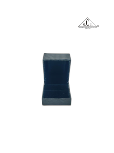 Black Crocodile Texture Small Ring Box