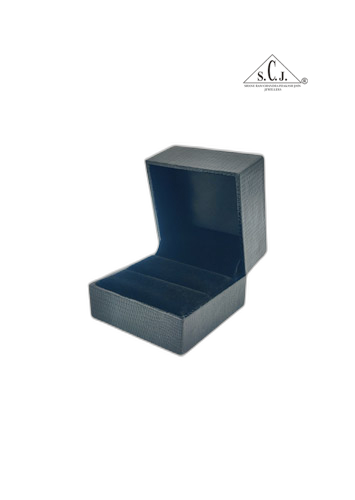 Black Crocodile Texture Big Ring Box
