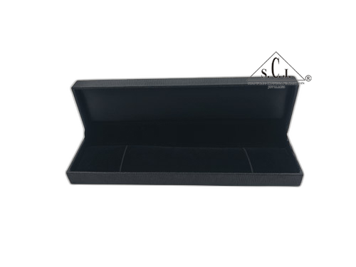 Black Crocodile Texture Bracelet Box