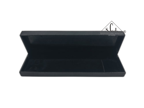 Black Crocodile Texture Small Chain Box
