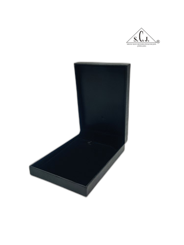 Black Crocodile Texture Pendant Set Box