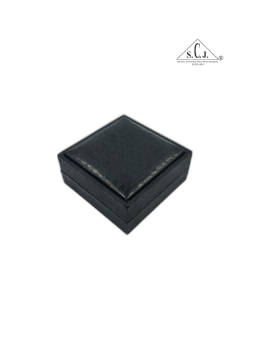 Black Crocodile Texture Single Bangle Box