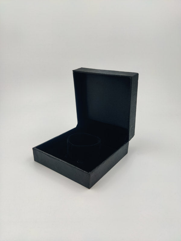 Black Crocodile Texture Single Bangle Box