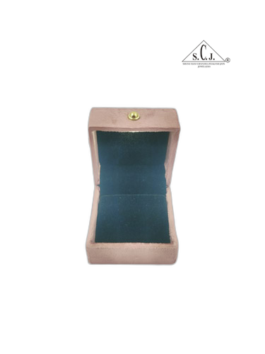 Pink Cuthley Texture Suede Fabric Earring/tops LED Light Box