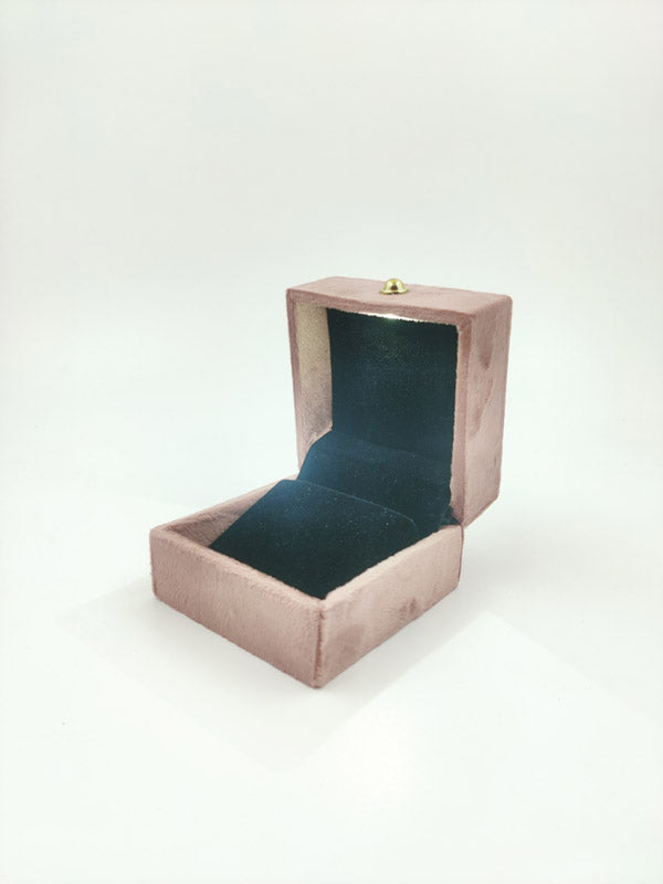 Pink Cuthley Texture Suede Fabric Earring/tops LED Light Box