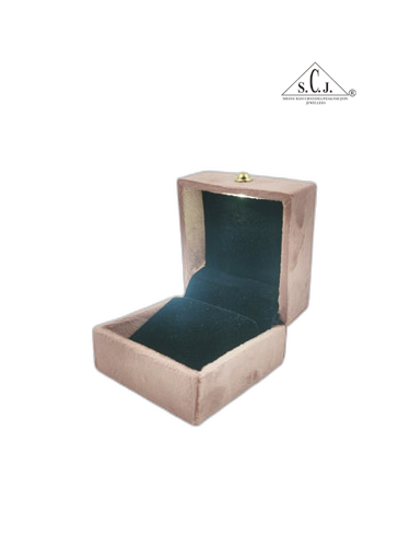 Pink Cuthley Texture Suede Fabric Earring/tops LED Light Box