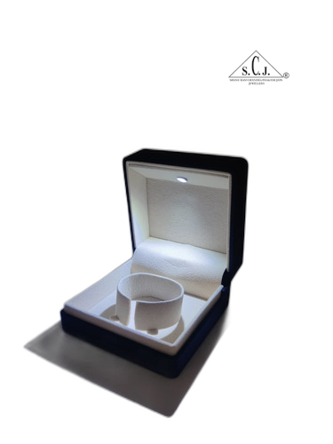 Premium Blue Silk Series Single Bangle LED Light Box
