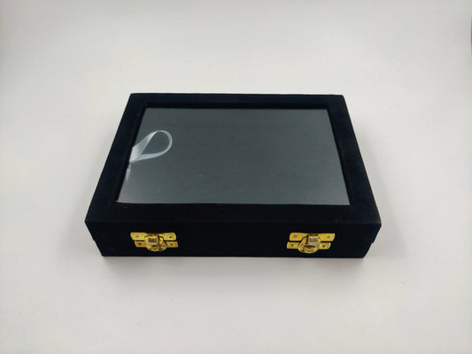 Black Velvet Ring Stock Box