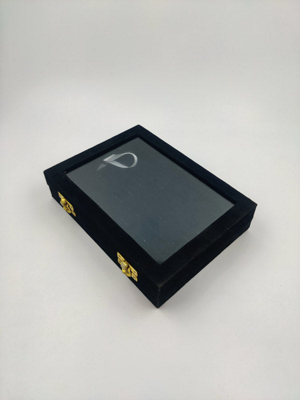 Black Velvet Ring Stock Box