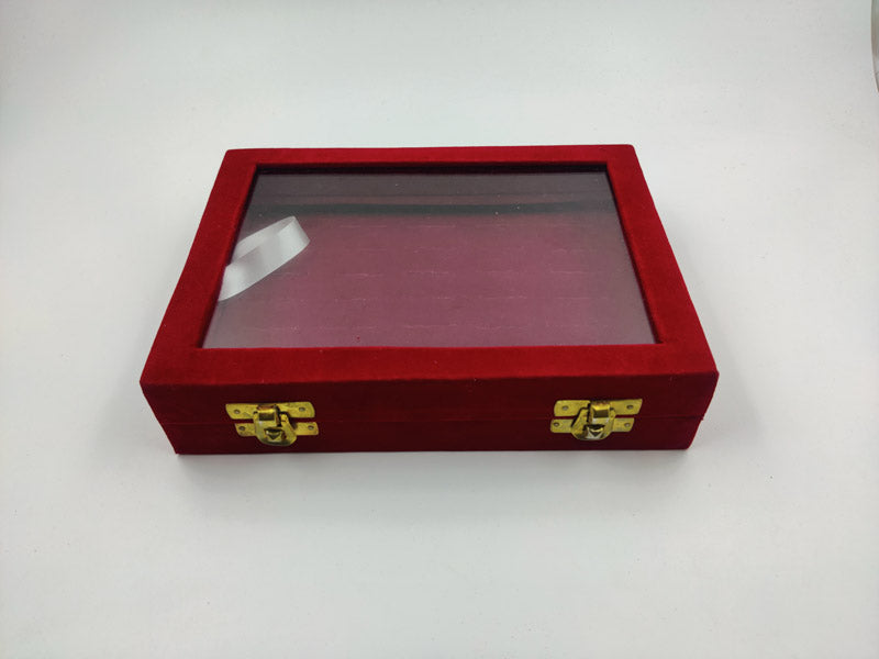 Red Velvet Ring Stock Box