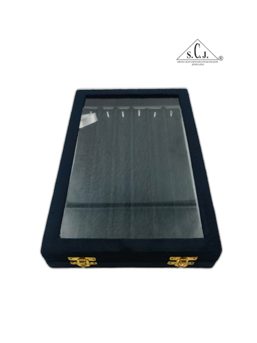Black Suede Chain Stock Box