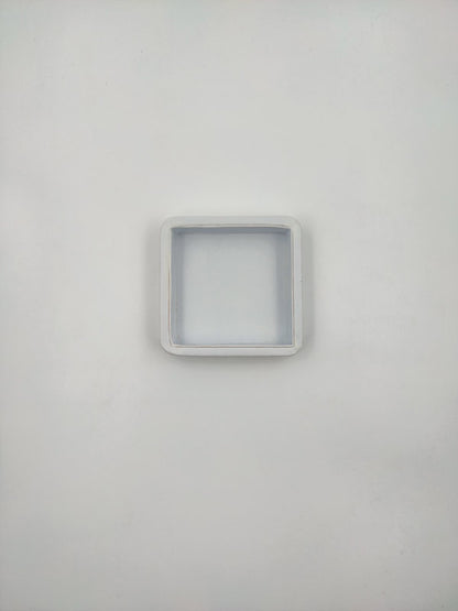 Small White Rexine Tray