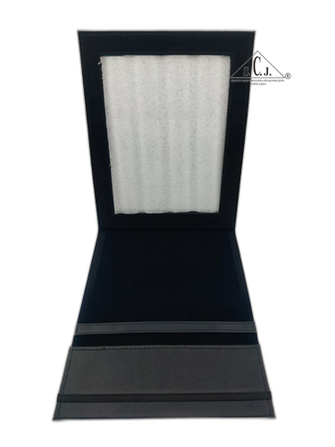 Portable Proffessional Make up Book Mirror With Sturdy Balck Rexine Frame