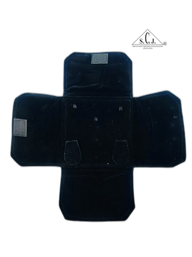 Black Velvet Small Necklace Set Folder