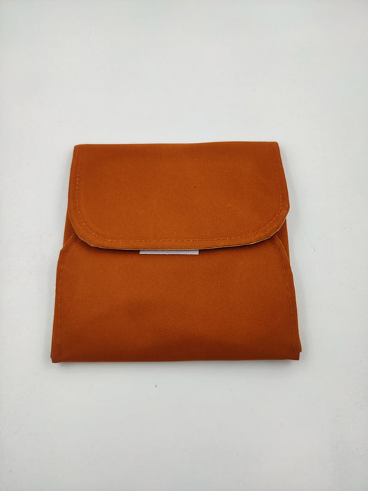 Rust Brown Velvet Medium Necklace Set Folder