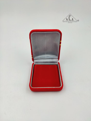 Red Velvet Rectangular Tops Box