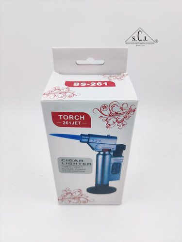 BS-261 Jet Torch Automatic , Adjustable Flame and Butane Refillable